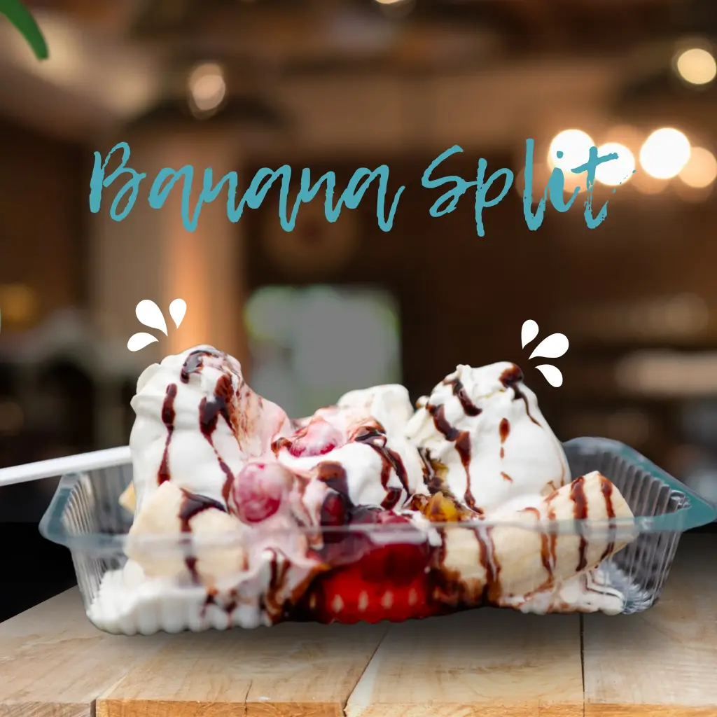 Banana Split (Vanilla Soft Serve, Vanilla Soft Serve, Vanilla Soft Serve)