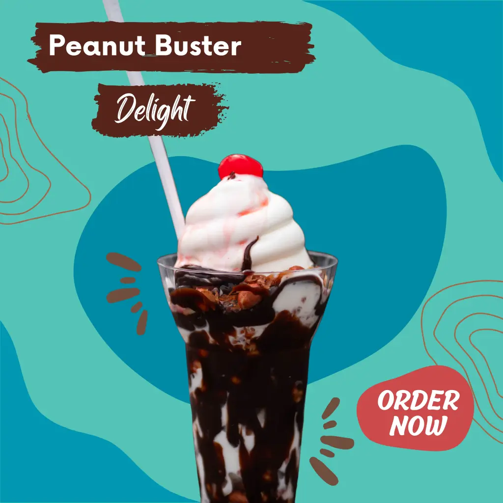 Peanut Buster Delight (Vanilla Soft Serve)