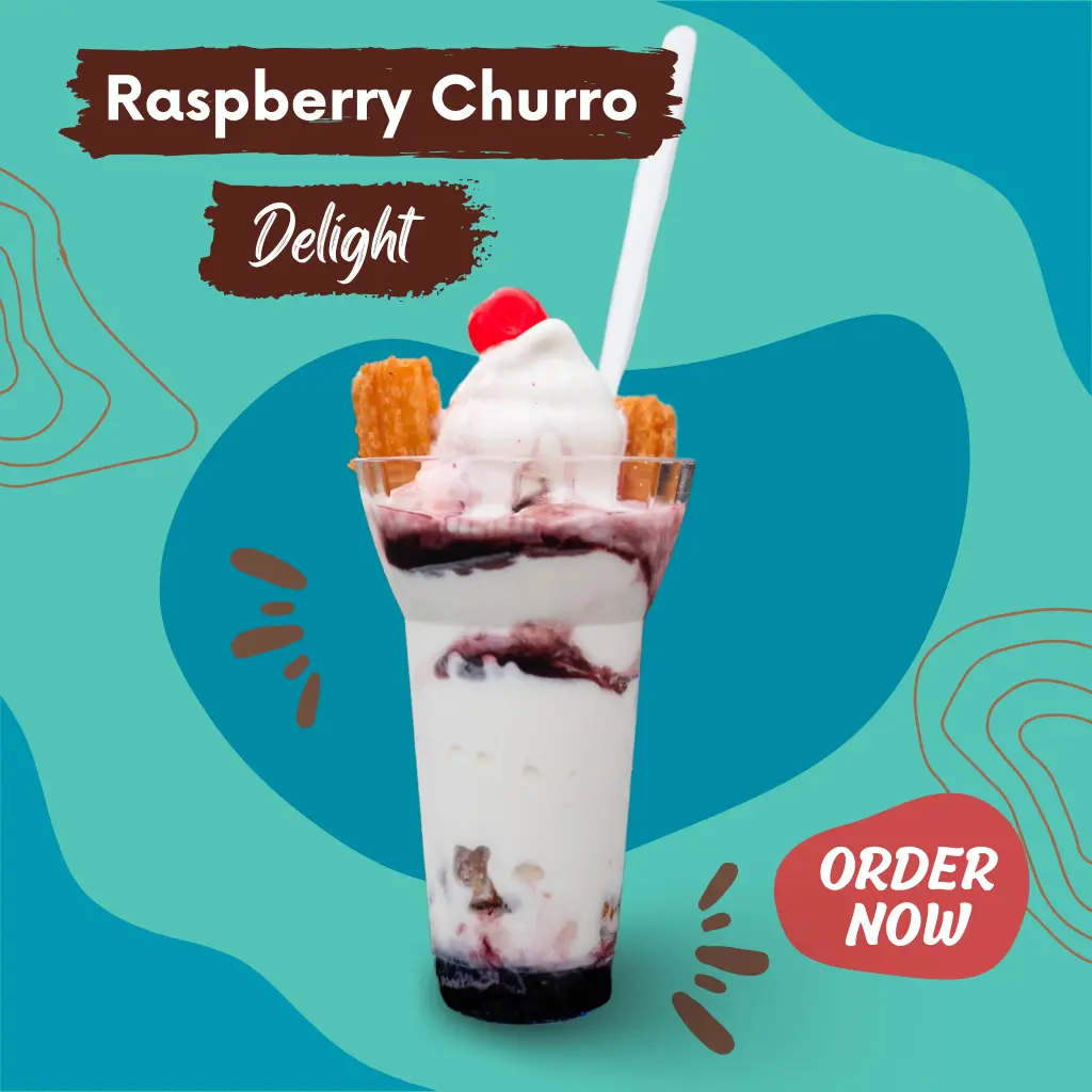Raspberry Churro Delight