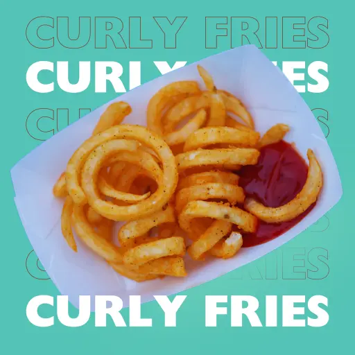 Curly Fries w/Ketchup